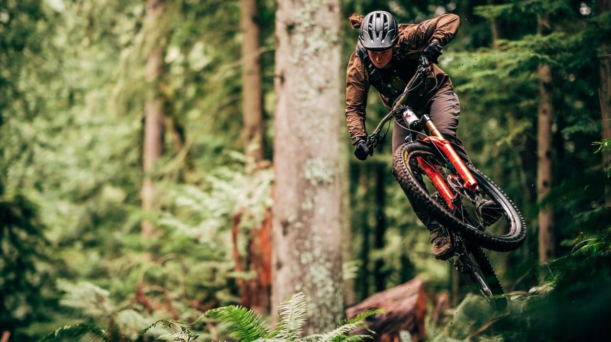 Mountain biking on local trails in the Seattle & Puget Sound area.